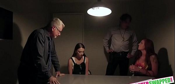  Izzy Lush , Scarlett Mae In Interrogation Penetration Pt.2